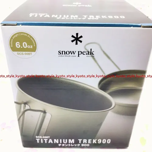 Snow Peak SCS-008T TREK 900 TITAN Cookware Set 15709 JAPAN