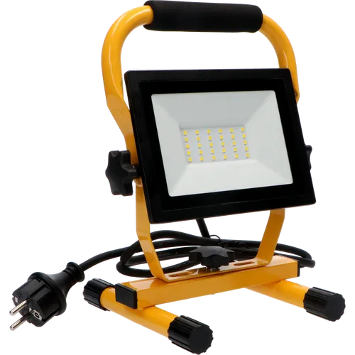 LED-Arbeitsstrahler 30W IP54 - Flutlicht für alle Bedingungen - Arbeitsleuchten mit neutralweißem Licht, robust (IP54) und ideal für Baustellen, bietet 25000 Stunden Lebensdauer und hohe Energieeffizienz.