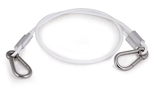 wellenshop Sicherungsseil für Außenborder Bootsmotor Sicherungsleine Sicherung Motor Boot