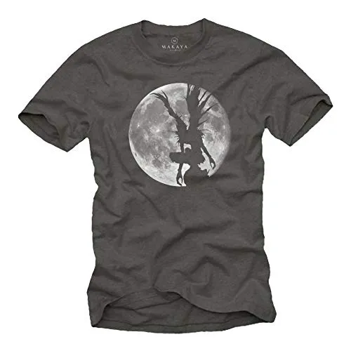 Manga T-Shirt Grau - Shinigami - Death Note L