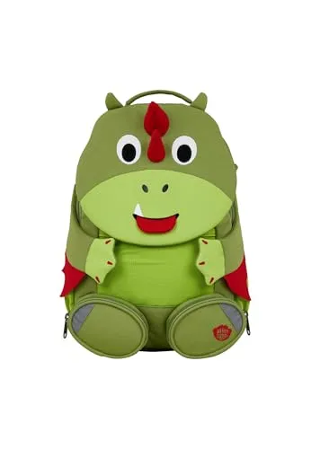 Affenzahn Großer Freund Kindergartenrucksack 8L für 3-5 Jährige - Schulranzen mit höhenverstellbarem Brustgurt für sicheren Sitz, 8L Fassungsvermögen und umweltfreundlichem Material aus recycelten PET-Flaschen.