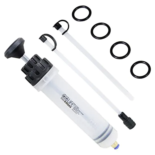 CCLIFE 200ml Ölabsaugpumpe Ölabsaugspritze Absaugpumpe Ölabsaugpistole Flüssigkeitsabsauger und Füllpumpe Geeignet für Motor Getriebe Kfz-Bremsflüssigkeit Kühlmittel Ölabsauger Umfüllpumpe