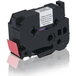 Brother TZE451 P-Touch Farbband schwarz auf rot Laminat 24mm x 8m Kompatibel