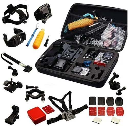 Navitech 30-in-1 Action Kamera Zubehör Set Mit Eva Fall