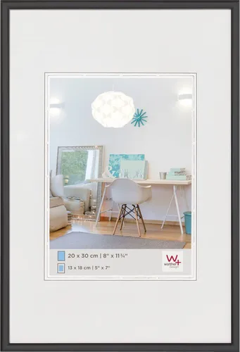 Kunststoffrahmen New Lifestyle A2 schwarz 42x59,4 cm - Bilderrahmen A2 in elegantem Schwarz, ideal zum Hängen. Robuster Kunststoffrahmen mit klarem Glas schützt Ihre Fotos perfekt.