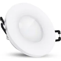SSC-LUXon BEDA Einbauleuchte LED Flach IP65 Weiß mit 4W Modul Neutralweiß für Dusche & Bad