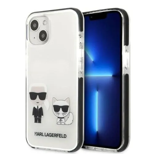 Karl Lagerfeld KLHCP13STPEKCW Hülle für iPhone 13 Mini 5,4