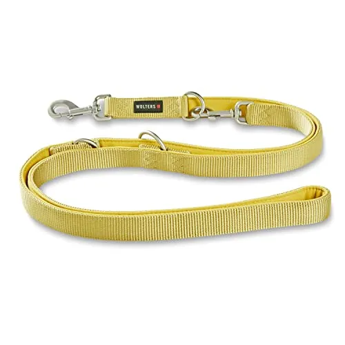 Wolters Führleine Professional Comfort gelb XL 200 cm x 25 mm - Hundeleine aus strapazierfähigem Material, bietet höchsten Komfort und Kontrolle für große Hunde.