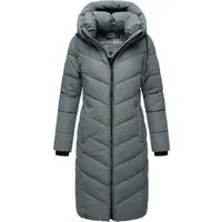 Navahoo Steppmantel Sahnekatzii XIV - Modische Funktionsjacke in 5XL (50) mit kuschelig warm wattiertem Kragen, wasserabweisend und perfekt für kalte Wintertage.