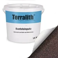 Terralith® Kunstharzputz Buntsteinputz Mosaikputz 2mm -15 kg- BSP57 - Dekorationsputz aus Marmor-Granulat, ideal für Innen- und Außenflächen. Langlebig, schmutzunempfindlich und in rund 200 Variationen erhältlich.
