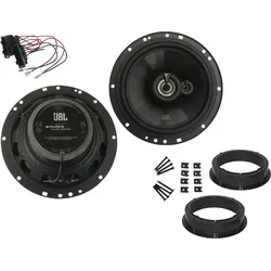 DSX JBL 3 Wege Lautsprecher für VW Passat B7 (Bj 10-14) - Hochwertige 3 Wege Lautsprecher für VW Passat B7, 60 W RMS, einfacher Einbau mit Adapterringen. Genießen Sie klaren Sound und optimale Klangqualität in Ihrem Auto!