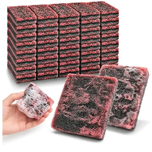com-four® 40x Reinigungsschwämme mit Seife