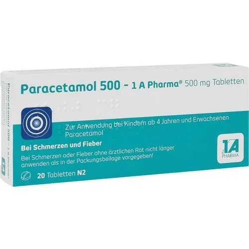 Paracetamol 500-1A Pharma