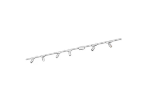 BRILONER Luxtrail Komplettset mit 6x LED Spots - Leuchtbänder-Schienen, 3m flexibles Schienensystem mit schwenkbaren Spots für gezielte Beleuchtung und individuelle Lichtgestaltung.
