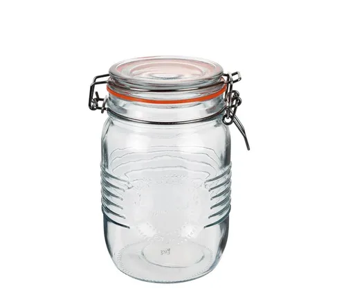 Drahtbügelglas Zassenhaus Vorratsglas Glas Aufbewahrungsglas Old Fashion 1 Ltr 1