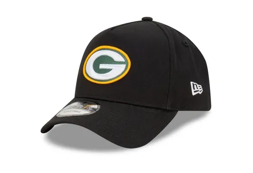 New Era Green Bay Packers NFL Evergreen Cap - Verstellbare 9Forty A-Frame - Stylische schwarze 9Forty A-Frame Cap der Green Bay Packers, offiziell lizenziert. Ideal für Fans, die ihr Team unterstützen wollen. Einheitsgröße mit individuellem Snapback-Verschluss für optimalen Sitz.