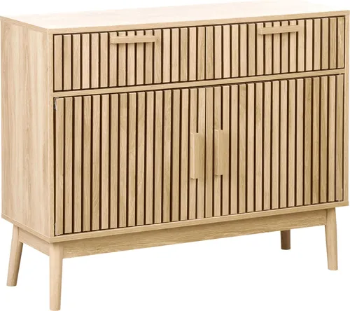 BELIANI Sideboard Hellbraun