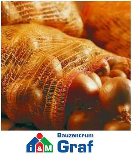 NOOR Raschelsäcke 50 kg (60 x 100 cm) 10er Pack, ideal f. Obst u. Gemüse #861365