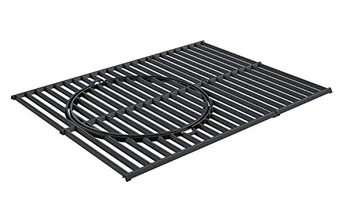 RÖSLE VARIO Grillrost aus Gusseisen - Hochwertiger Grillrost aus emailliertem Gusseisen, passend für RÖSLE VIDERO G6 (bis 2020). Flexibles Grillzubehör mit austauschbaren Einsätzen für vielseitige Grillmöglichkeiten und optimale Ergebnisse.