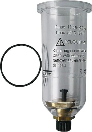 Ersatzglas für Filter DN 6 mit HANDABLASS