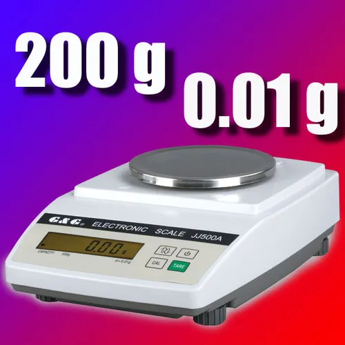 G&G JJA 200g/0,01g Präzisionswaage Laborwaage Digital-waage Feinwaage