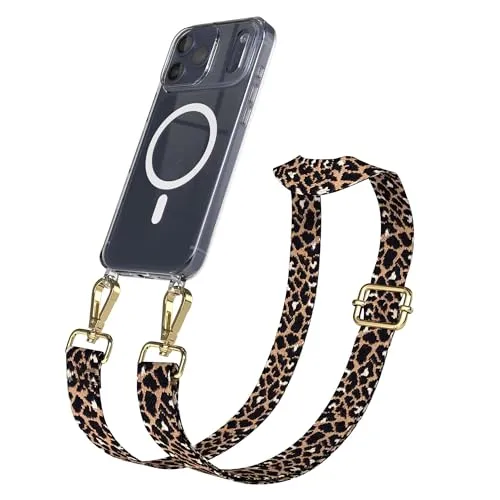 EAZY CASE Handykette - Verstellbares Taschenband für iPhone 17 Pro Max - Handy-Umhängetaschen & Hüllen mit Umhängeband, vielseitig einsetzbar als modisches Accessoire oder praktische Umhängetasche mit verstellbarer Länge für optimalen Komfort.