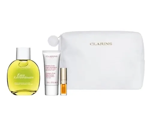 Clarins Ensemble de soins de la peau - Hochwertiges Set für die Hautpflege mit 95% natürlichen Inhaltsstoffen, ideal für alle Hauttypen. Genießen Sie die Vorteile der natürlichen Pflege für ein strahlendes Hautbild.