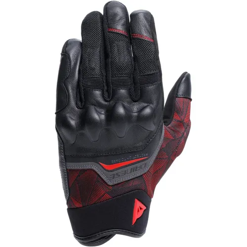 Dainese Ermex Handschuhe Schwarz / Lava-Rot XXL von Dainese
