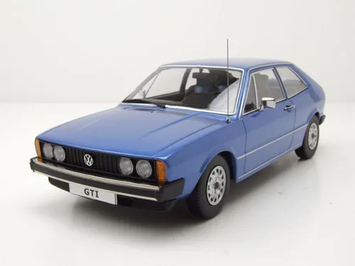 VW Scirocco 1 GTI 1976 Modellauto 1:18 - Detailgetreues Standmodell in Blau, ideal für Sammler und VW-Fans. Mit OVP und aus hochwertigem Die-Cast-Material.