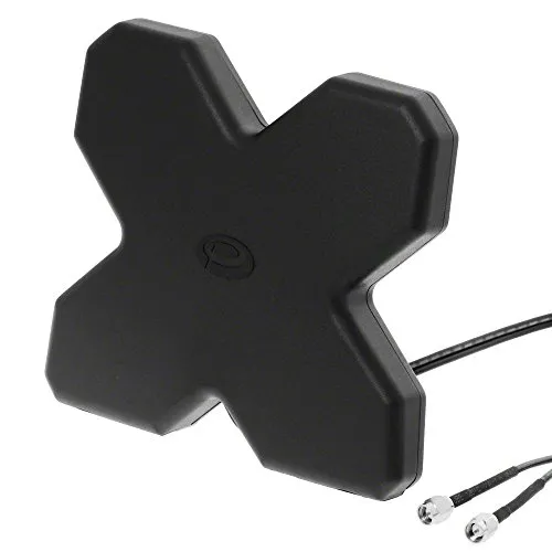 Panorama DMM-7-27-2SP portable MiMo LTE-Antenne 2 x SMA Stecker + 2m Kabel für Huawei Speedport Hybrid