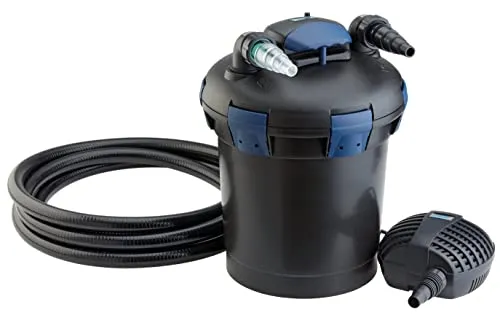 OASE BioPress Set 6000 - Biopress Set 6000 von OASE, ideal für klare Teichwasserfiltration und einfache Handhabung, perfekt für Gartenteiche.