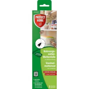 Protect-Home Mottenfalle Natria Nahrungsmittel, Pheromonfalle, gegen Lebensmittelmotten, zum Aufstellen, 3 Stück