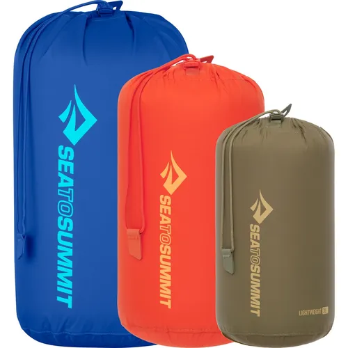 Sea to Summit Lightweight Packbeutel 3er Set 3/5/8L - Pack- & Seesäcke, leichte und strapazierfähige Aufbewahrung für modulares Packen - ideal für einfaches Organisieren und Auffinden von Ausrüstung.