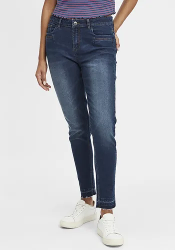 OXMO 5-Pocket-Jeans OXIrabelle - Slim Fit 5-Pocket-Denimhose aus 98% Baumwolle für hohen Tragekomfort, ideal für den Casual-Look.