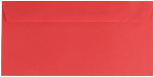farbige Briefumschläge / Din lang / Farbe: rot 25