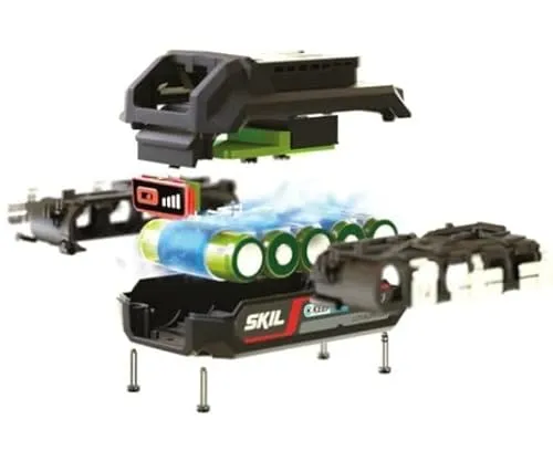 Skil Lithium-Batterie 20V Max. 2,0 Ah Keepcool - Werkzeugakku mit Keep Cool™-Technologie für 25% längere Laufzeit und doppelte Lebensdauer. Ideal für Skil-Geräte.