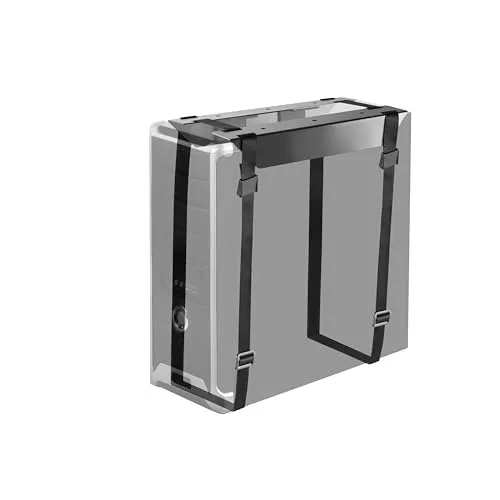 RICOO TRH-11 Halterung - Verstellbare PC Halterung für unter den Schreibtisch, aus robustem Stahl gefertigt und mit einer Tragfähigkeit von bis zu 10 kg, ideal für eine platzsparende und ordentliche Büroorganisation.