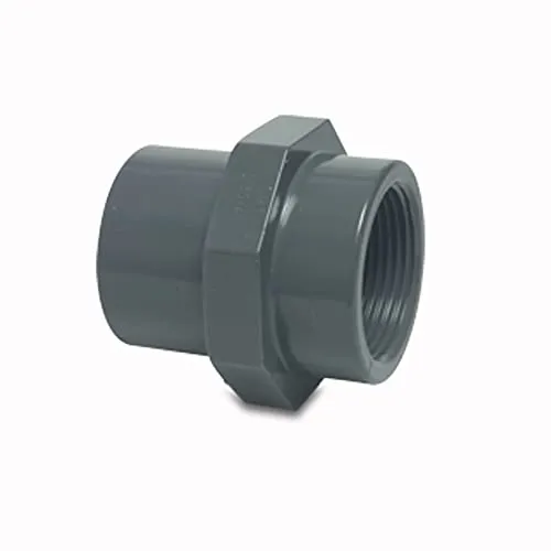 PVC-U Gewindemuffe mit Sechs-/Achtkant mit Innengewinde 25/32 mm x 1 1/4