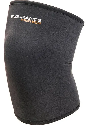 ENDURANCE Knieprotektor PROTECH, ergonomisches Design in Schwarz, Größe M - Ergonomisch geformter Knieprotektor für Fitness und Sport, bietet optimalen Tragekomfort und Schutz. Ideal für aktive Nutzung und Stärkung der Gelenke.