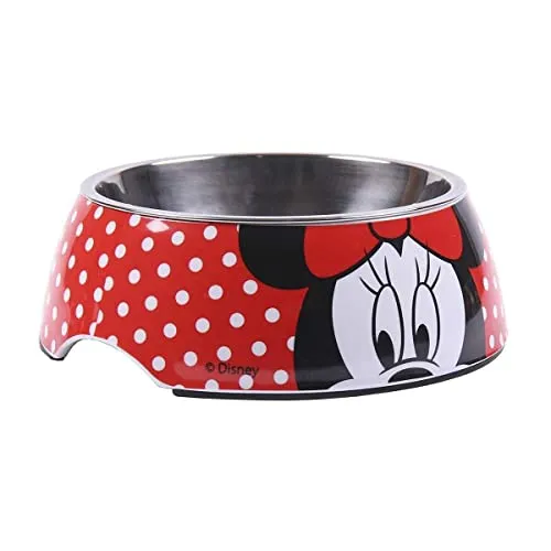CERDÁ LIFE'S LITTLE MOMENTS - for Fan Pets Minnie Mouse Katzen- und Hundenapf - Offizielle Disney Lizenz Mehrfarbig M