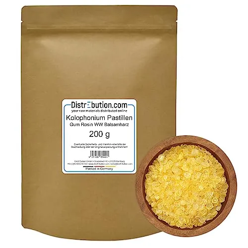 Kolophonium Pastillen 200g Flussmittel Löten Bogenharz Balsamharz Gum Rosin WW