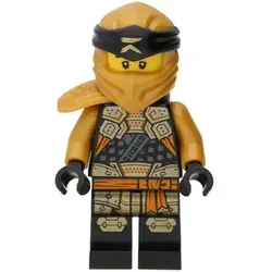 LEGO Ninjago: Cole in goldener Rüstung mit goldenem Katana