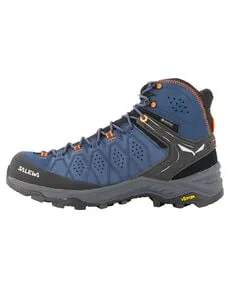 Salewa MS ALP Trainer 2 Mid GTX - Robuste Wanderschuhe für Herren - Wanderschuhe mit halbhohem Schaft, GORE-TEX Futter für Wasserdichtigkeit und Vibram Sohle für besten Grip auf jedem Terrain.