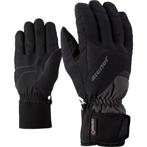 Ziener Guffert-z GTX Glove man graphite.black (1512) 9,5 - Warme Skihandschuhe für Männer mit GORE-TEX Membran, die atmungsaktiv und wasserdicht sind. Die Daunenfüllung sorgt für extreme Wärme und Komfort bei kalten Bedingungen.