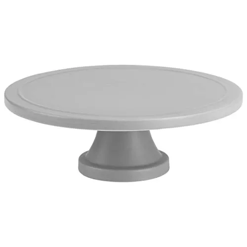 Birkmann Tortenplatte grau 24 cm Keramik - Elegante Tortenplatte aus grauer Keramik, Durchmesser 24 cm, ideal für stilvolle Präsentationen von Kuchen und Torten, handgereinigt.