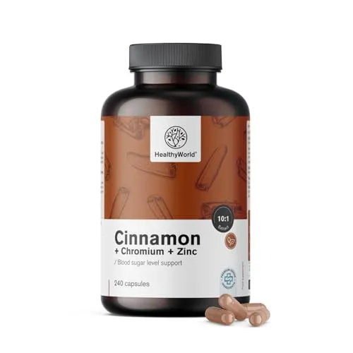 HealthyWorld Zimt mit Chrom und Zink