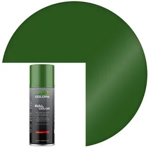 COLORS Sprühfarbe Sprühlack RAL 6002, 400 ml, laubgrün, glänzend, Acryllack