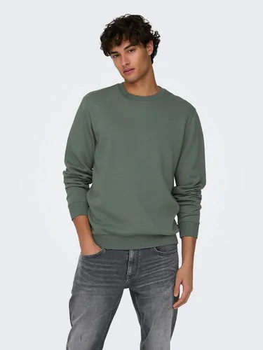 ONLY & SONS Sweatshirt ONSCERES CREW NECK NOOS Baumwollmischung, regular fit