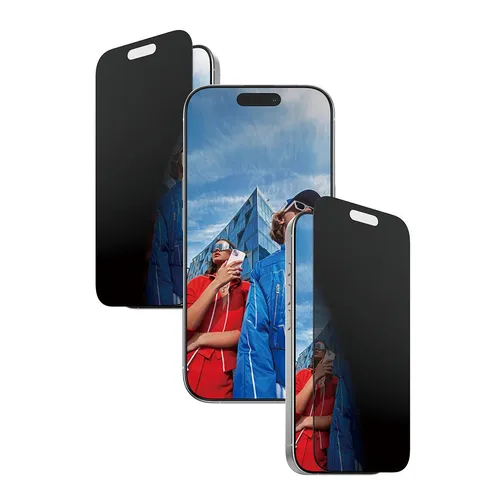 PanzerGlass Privacy Displayschutz für Apple iPhone 17 - Smartphone Schutzfolie mit privatem Sichtschutz, schützt vor neugierigen Blicken und Kratzern, ideal für den täglichen Gebrauch.