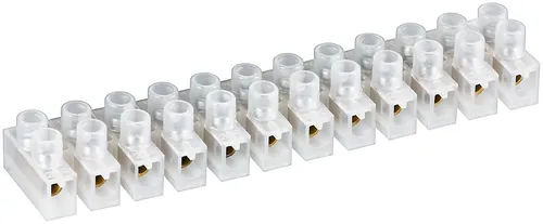 Lüsterklemme , transparent weiß; LÜK 4 4mm² max.3A